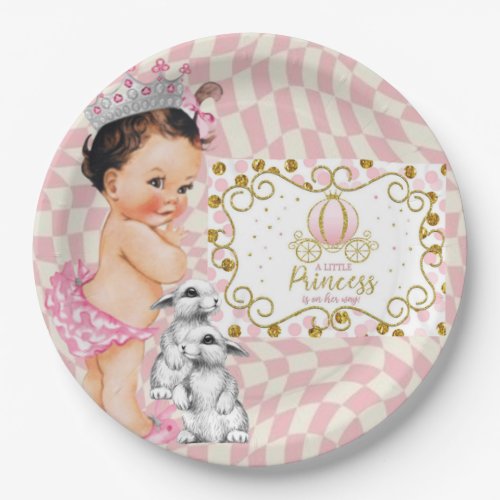 A Little Princess is On Her Way Paper Plates