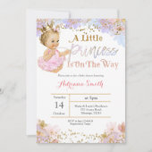 A Little Princess is on the way invitation (Front)