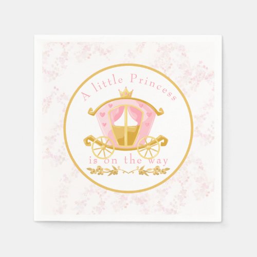 A Little Princess is on the Way Invitation Napkins