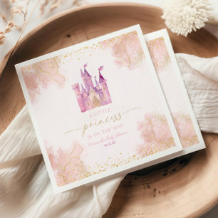 A Little Princess Royal Castle Baby Shower Napkins
