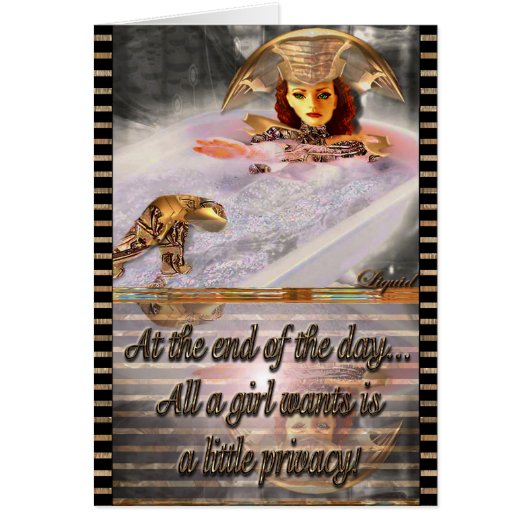 A Little Privacy Customizable Cards (Front)