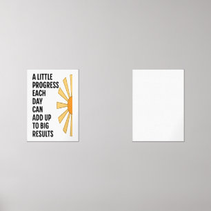 A Little Progress Each Day Wall Art Sets