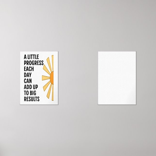 A Little Progress Each Day Wall Art Sets (Front)