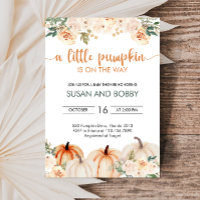A Little Pumpkin Autumn Fall Baby Shower