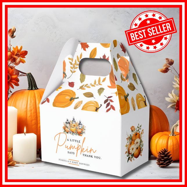 A Little Pumpkin Autumn Fall Floral Baby Shower Favor Boxes (
A Little Pumpkin is on the Way Fall Autumn Floral Baby Shower Favor Boxes)