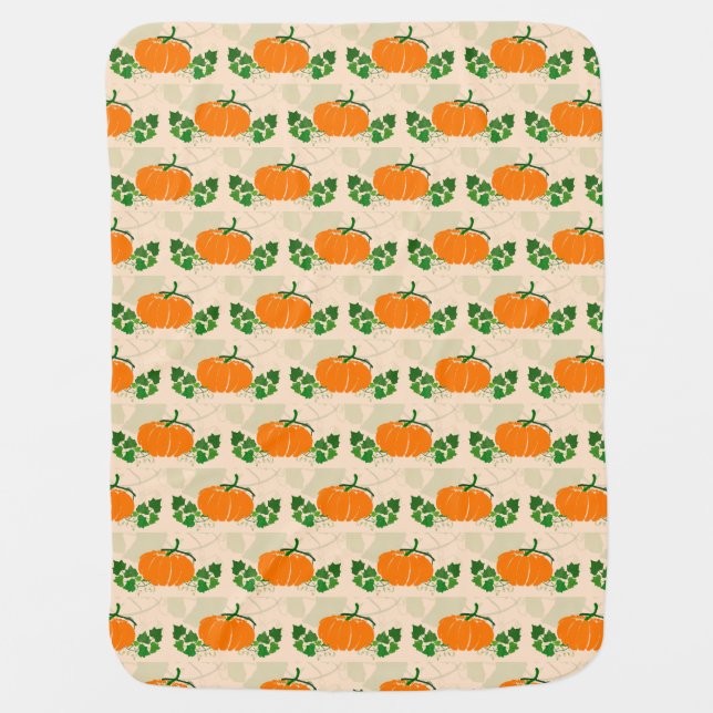 A Little Pumpkin Baby Blanket (Front)