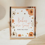 A Little Pumpkin Baby Shower Babies are Sweet Poster<br><div class="desc">Make your event special with this Autumn Baby Shower with our cute and lovely printable Babies are Sweet Sign featuring adorable Pumpkin Baby Shower theme. Download,  personalize,  and create lasting memories with this perfect touch for your joyous celebration!

BS806</div>
