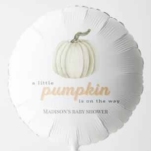A Little Pumpkin Baby Shower Balloon