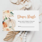 A Little Pumpkin Baby Shower Diaper Raffle Tickets