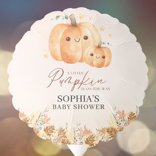 "A Little Pumpkin" Baby Shower– Fall Decoration Balloon