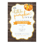 A Little Pumpkin Baby Shower Invitation