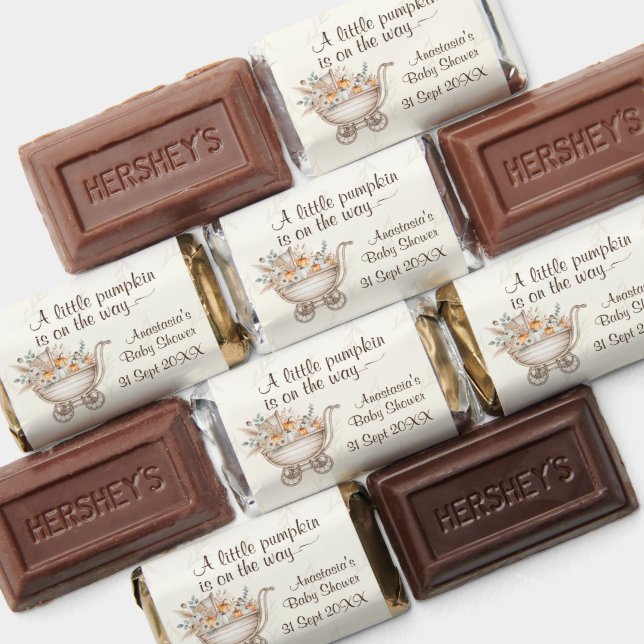 A Little Pumpkin Boho Baby Shower Hershey's Miniatures (Assorted)