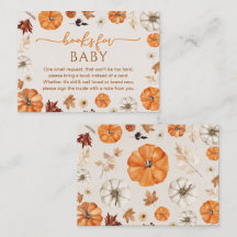 A Little Pumpkin Books for Baby Enclosure Card