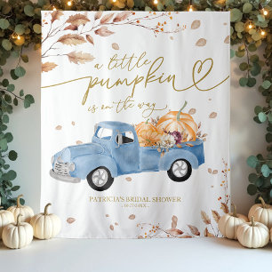 A Little Pumpkin Fall Baby Shower Backdrop