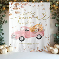 A Little Pumpkin Fall Baby Shower Backdrop