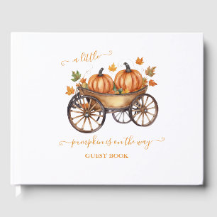 A Little Pumpkin Fall Baby Shower Gender Neutral Guest Book