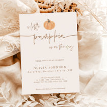 A Little Pumpkin Fall Baby Shower | Gender Neutral Invitation