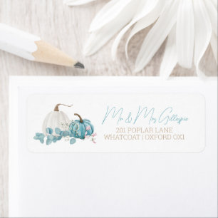 A Little Pumpkin Fall Baby Shower Label