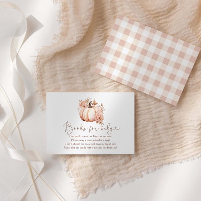 A Little Pumpkin Fall Books For Baby Enclosure Card (Creator Uploaded)