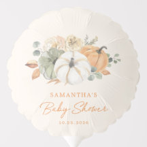 A Little Pumpkin Floral Boho Rustic Baby Shower