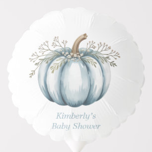 A little pumpkin is on his way Baby Shower  Balloon