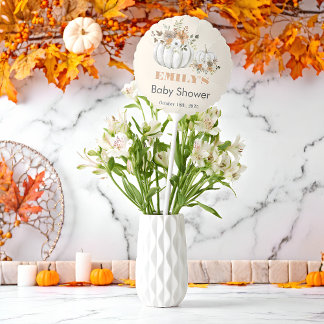 A Little Pumpkin is on the Way - Baby Shower Balloon