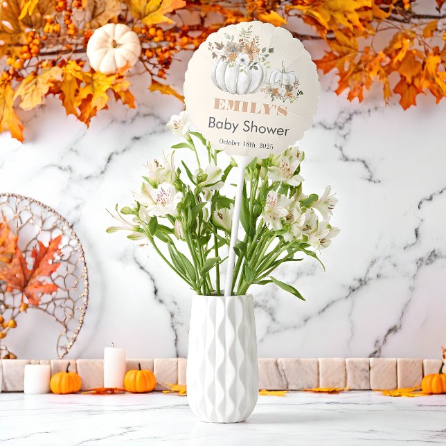 A Little Pumpkin is on the Way - Baby Shower Balloon (Creator Uploaded)