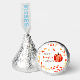 A Little Pumpkin is on the way Baby Shower Cute Hershey®'s Kisses®