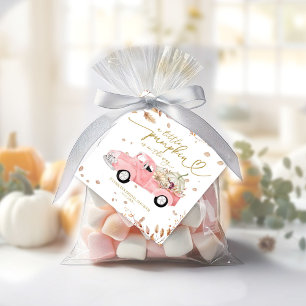 A Little Pumpkin Is On The Way Baby Shower Favor Tags