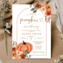 A little Pumpkin is on the way Baby Shower Invitation