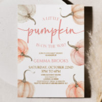 A Little Pumpkin Is On The Way! Baby Shower