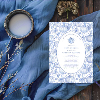 A Little Pumpkin is On the Way Baby Shower Invitation
