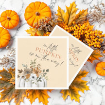 A Little Pumpkin is on the Way - Baby Shower