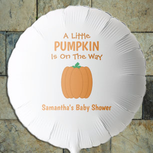 A Little Pumpkin Is On The Way Balloon