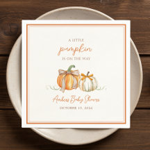 A Little Pumpkin is on the Way! Fall Baby Shower