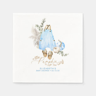 A Little Pumpkin Is On The Way - Fall Baby Shower Napkins