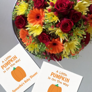 A Little Pumpkin Is On The Way Napkins