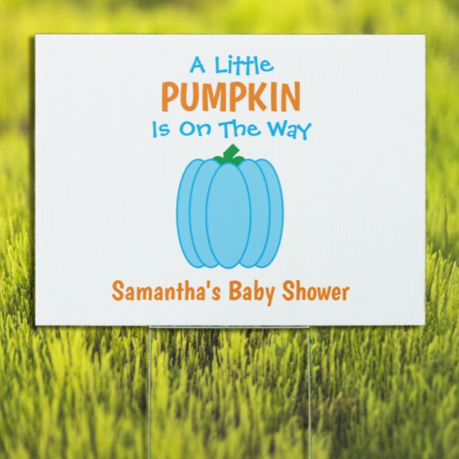 A Little Pumpkin Is On The Way Sign (Creator Uploaded)
