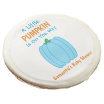 A Little Pumpkin Is On The Way Sugar Cookie