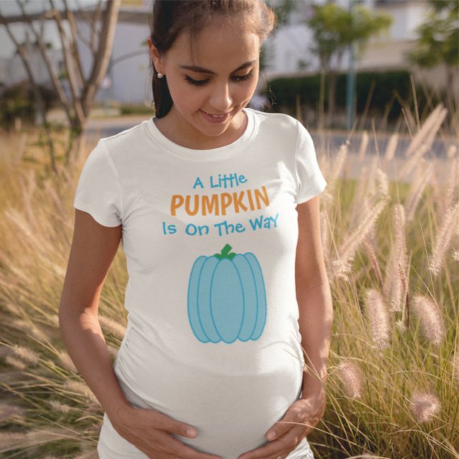 A Little Pumpkin Is On The Way T-Shirt (Creator Uploaded)