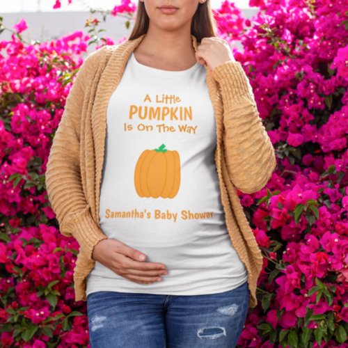 A Little Pumpkin Is On The Way T_Shirt