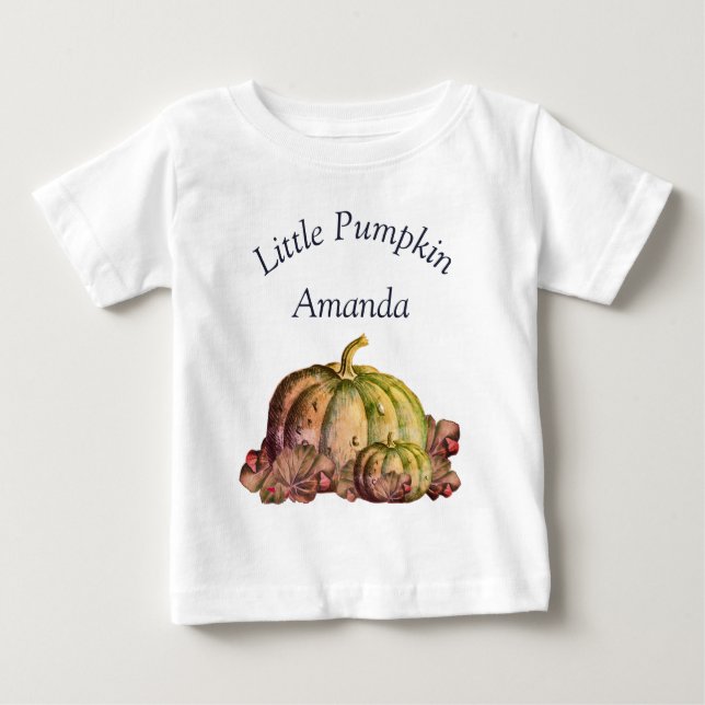 A Little Pumpkin Spice is nice Baby T-Shirt (Front)