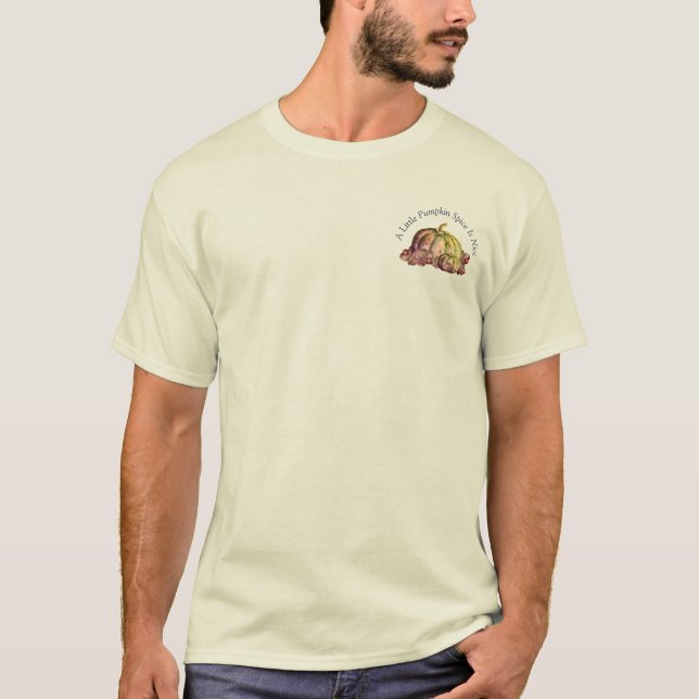 A Little Pumpkin Spice is nice T-Shirt (Front)