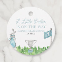 A Little Putter Blue Golf Baby Shower