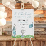 A Little Putter Blue Golf Baby Shower Welcome Sign<br><div class="desc">This is a A Little Putter Blue Golf Baby Shower Welcome Sign!</div>