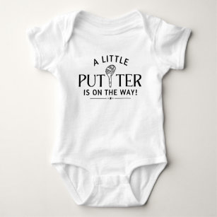 A Little Putter is on The Way Pregnancy Reveal Baby Bodysuit