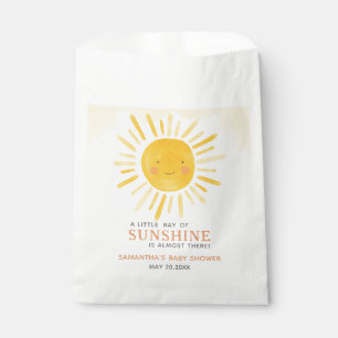 A Little Ray of Sunshine Baby Shower Favor Bag