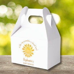 A Little Ray Of Sunshine Baby Shower  Favor Boxes