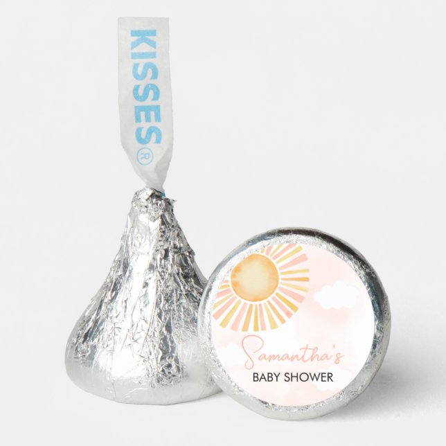 A Little Ray of Sunshine Baby Shower  Hershey®'s Kisses® (Front)