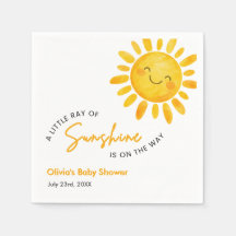 A Little Ray of Sunshine Baby Shower